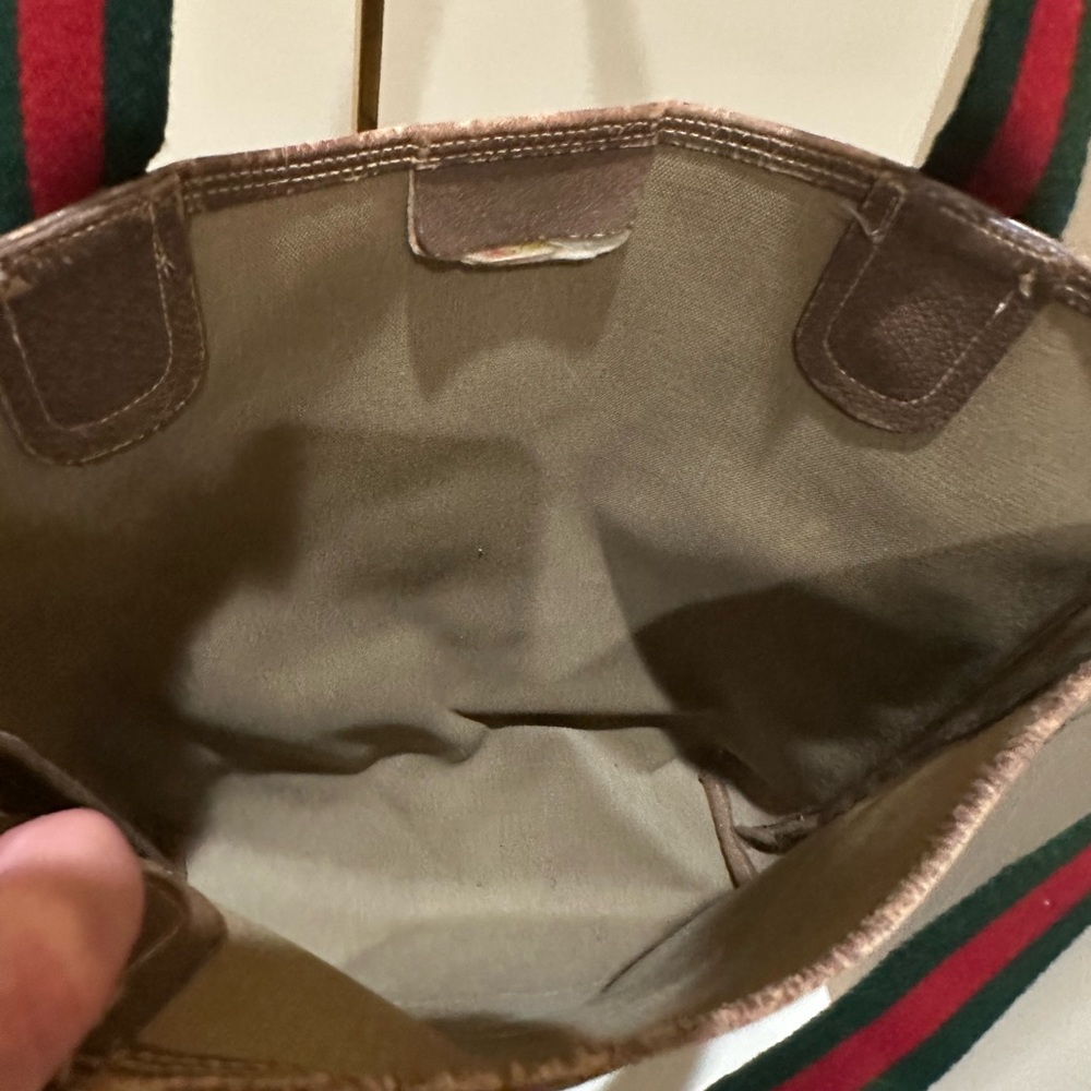 Gucci Accessory Line Sherry Tote GG Supreme Vintage - Picture 5 of 8